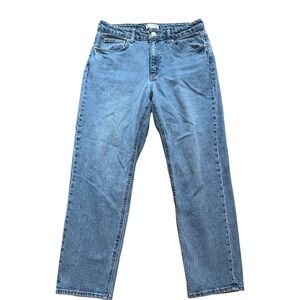 H&M Women's Straight Leg Blue Jeans, Size 10